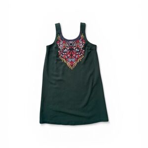 Gianni Bini Embroidered Green Sheath Dress